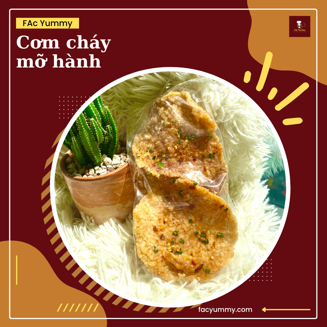 Cơm cháy  mỡ hành FAc Yummy