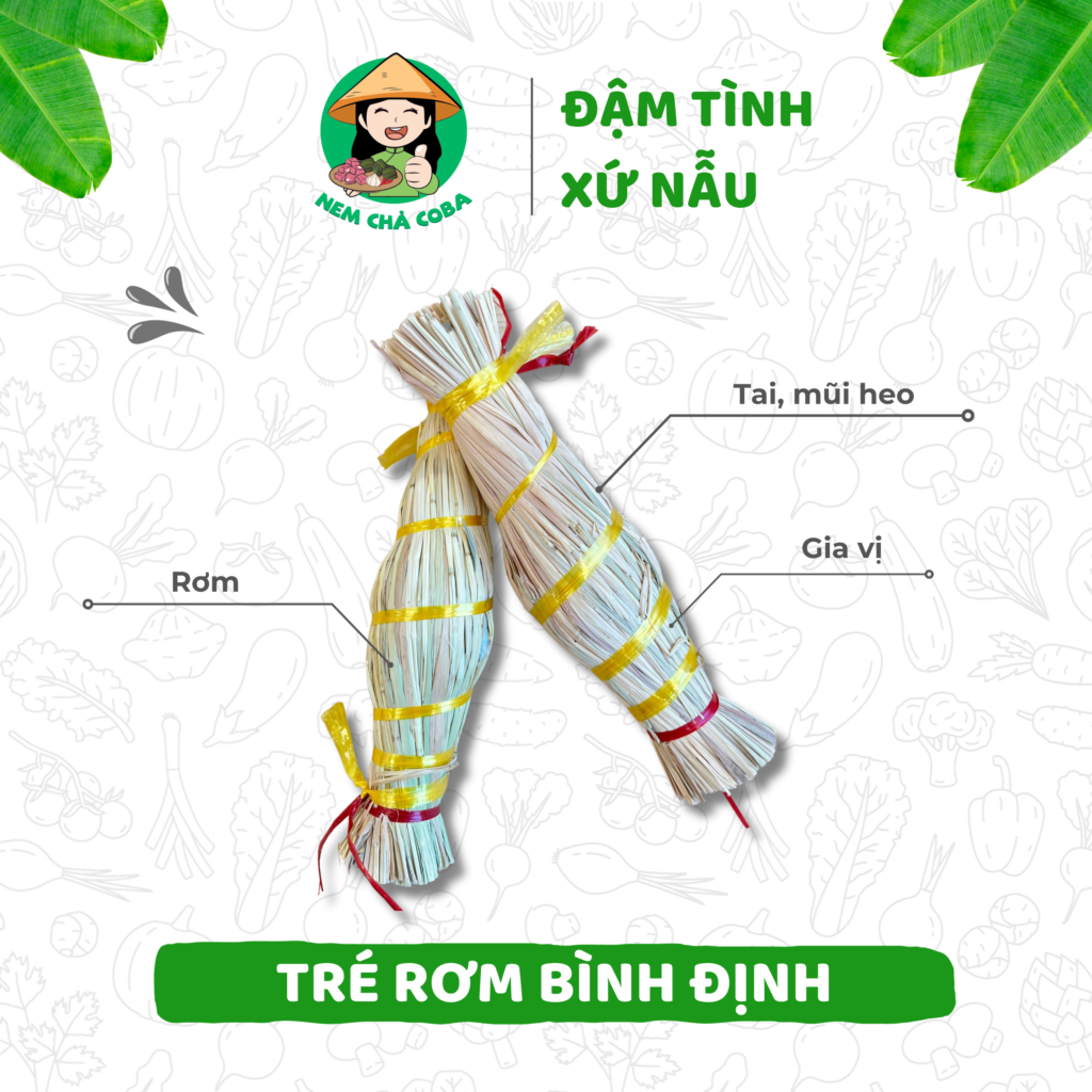 Đặc Sản Tré Rơm Bình Định 1 Cây – Hàng Chính Gốc CoBa