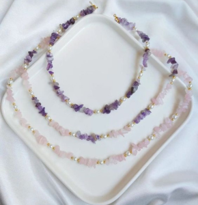 Dây chuyền handmade thạch anh