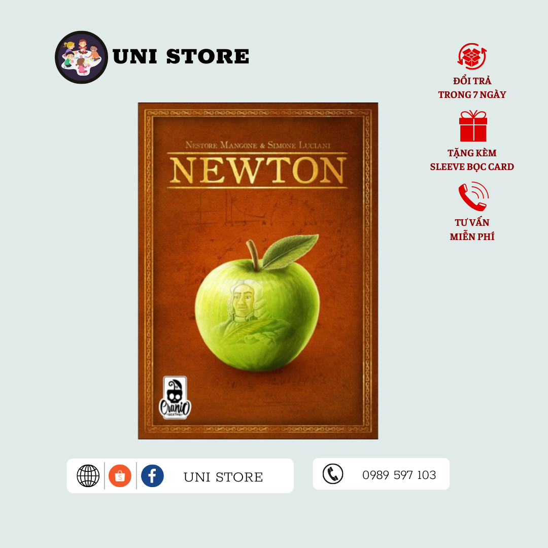 Newton - Board game Nước Ngoài - 32 lá bài