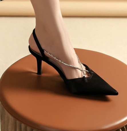 Giày Cao Gót Đan Chéo