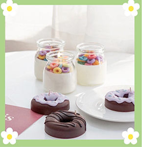 Nến thơm Kaori Hình hũ sữa chua Decor