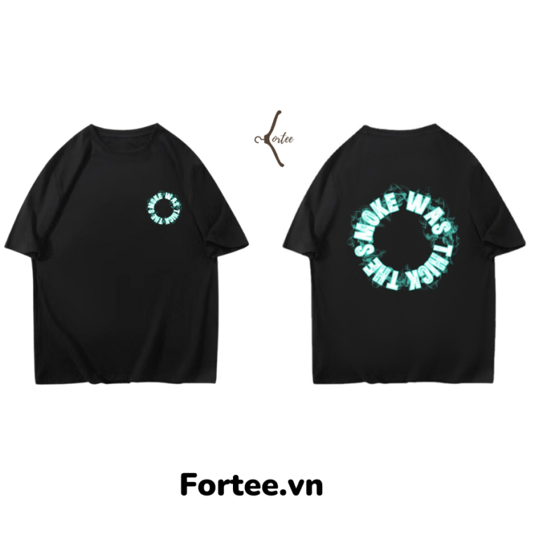 Áo Thun Dáng Rộng Vòng Tròn