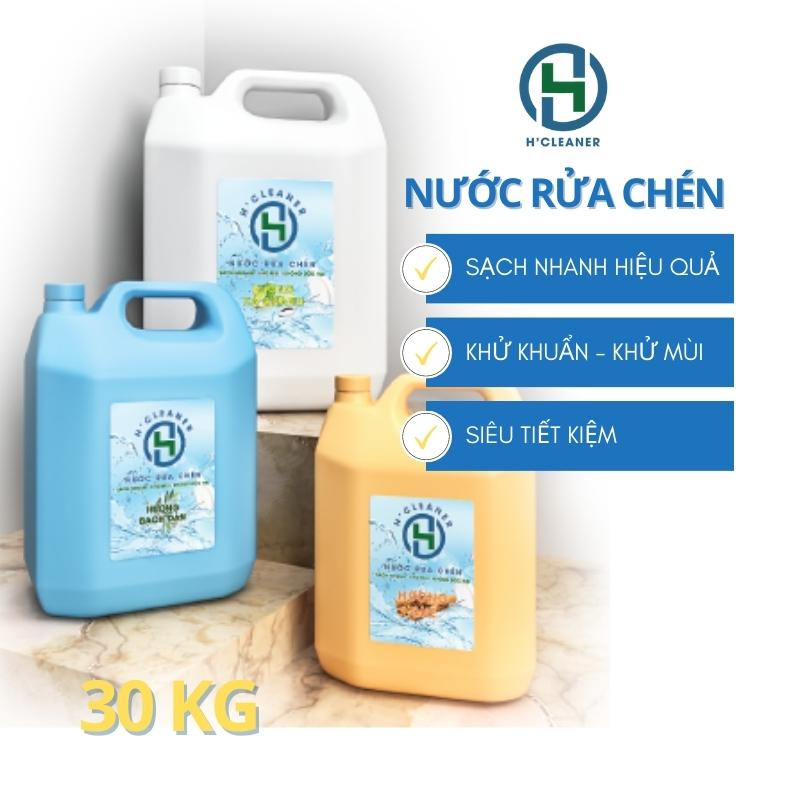 Nước rửa chén Hcleaner Hương Trà Xanh 30KG