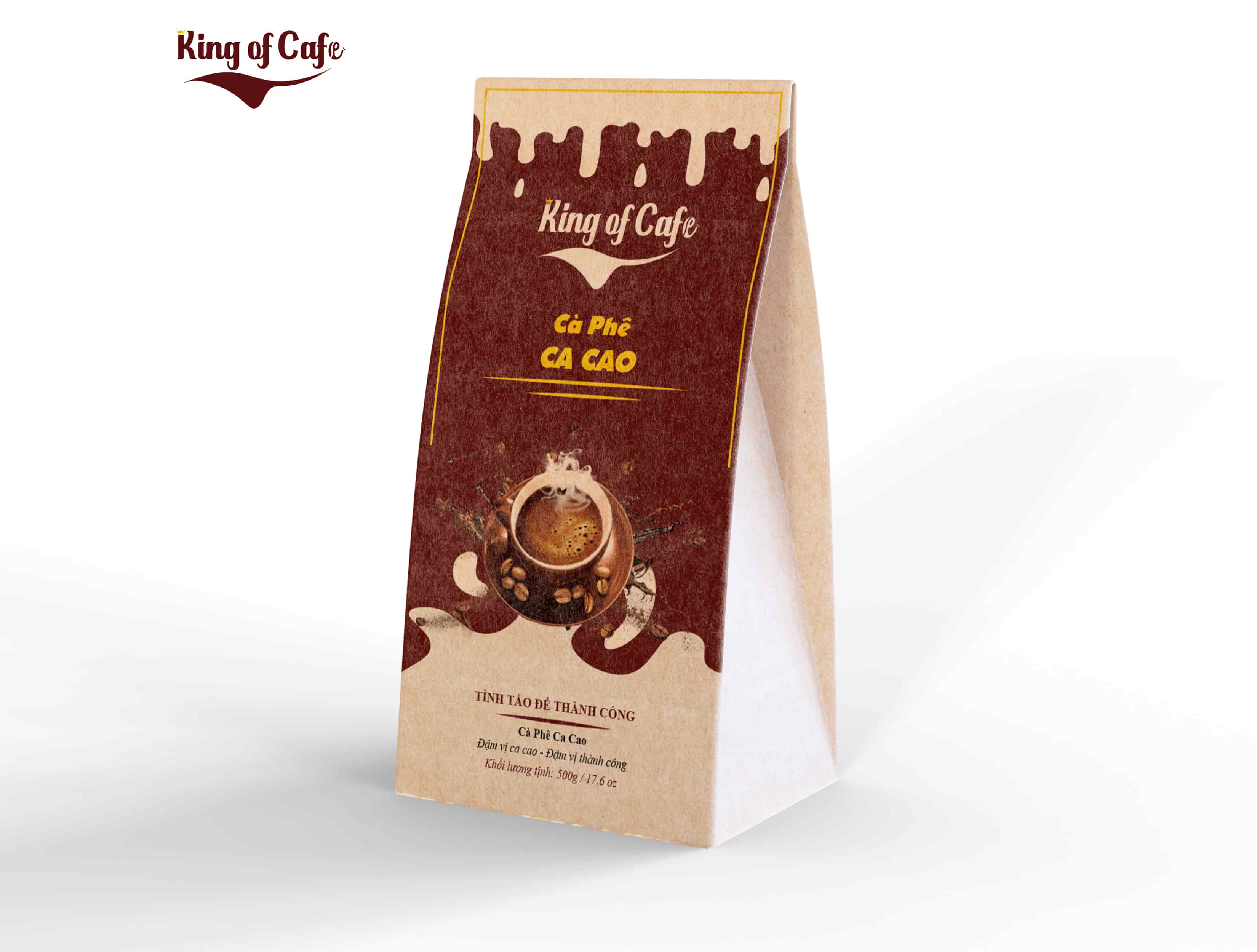 Cà phê hòa tan Cacao King Of Cafe 500g - Đậm vị ca cao, đậm vị thành công