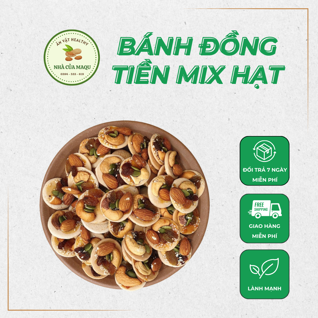 Bánh Đồng Tiền Mix Hạt Dinh Dưỡng