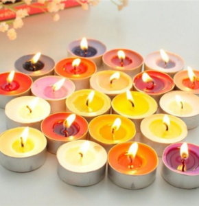 Hộp 10 viên nến tealight ( dùng đun bếp cafe, đèn xông tinh dầu )