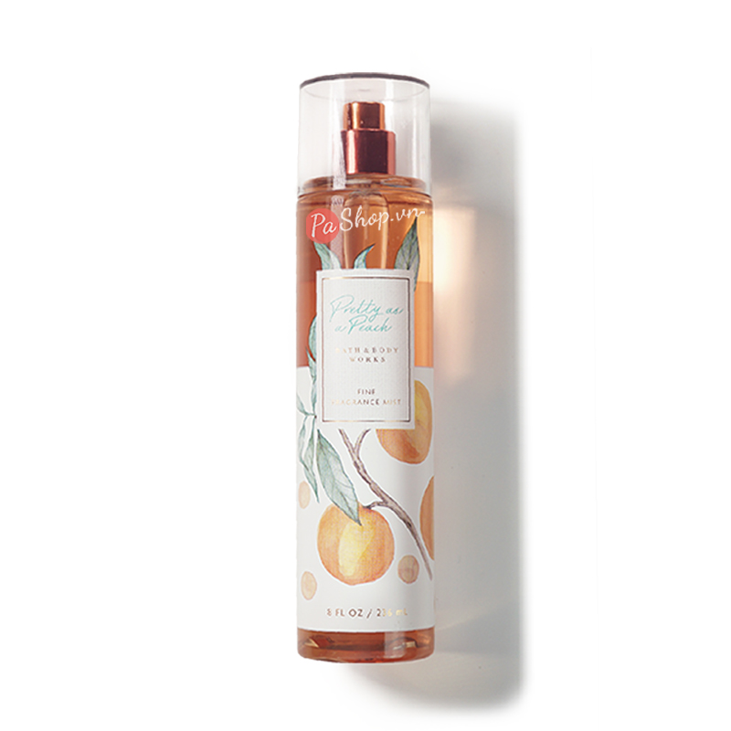 Xịt Thơm Toàn Thân PRETTY AS A PEACH Bath And Body Works Body Mist 236ml
