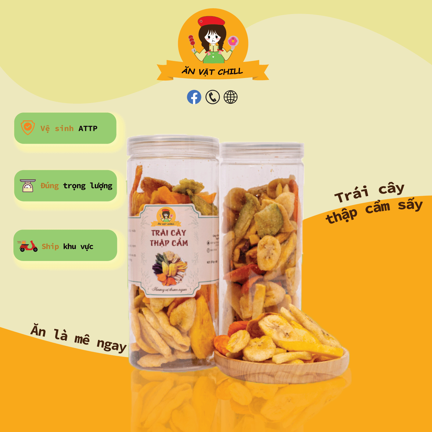 Trái cây thập cẩm sấy