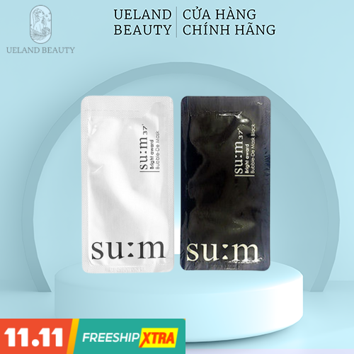 Mặt Nạ Thải Độc Sủi Bọt Su:m37 Bubble De Mask