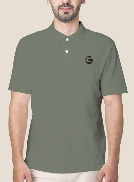 Áo Thun Có Cổ Nam Basic G Logo (T000205)