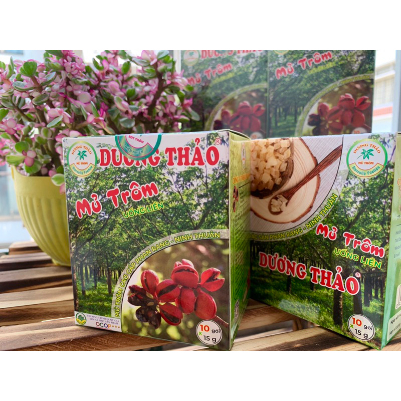 Mủ trôm cao cấp uống liền tiện dụng Hộp 10 gói OCOP 3 sao