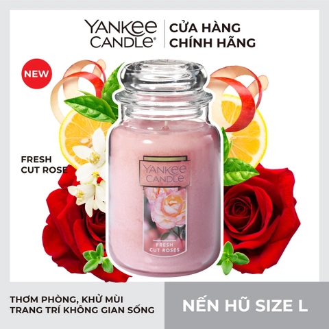Nến hũ L Fresh Cut Rose