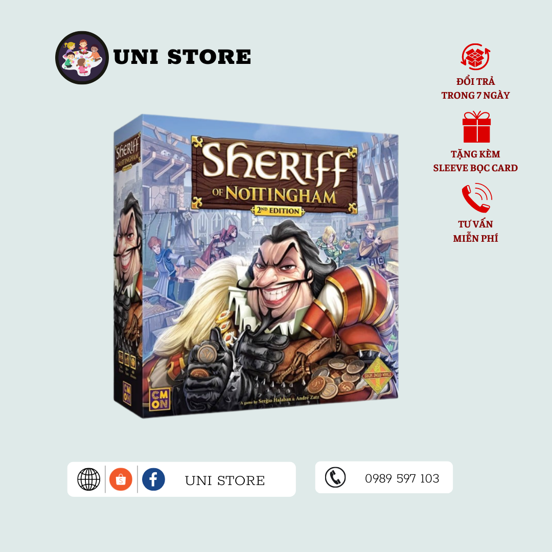 Sheriff of Nottingham (2nd Edition) - Board Game Nước Ngoài