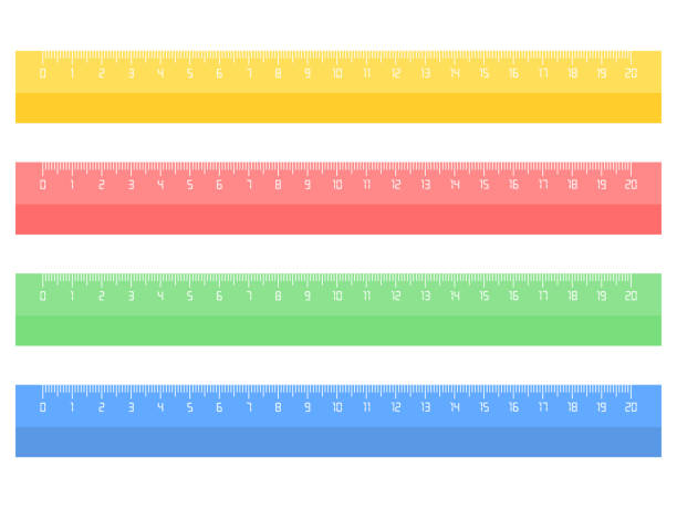 Thước nhựa thẳng màu Pastel dài 20cm