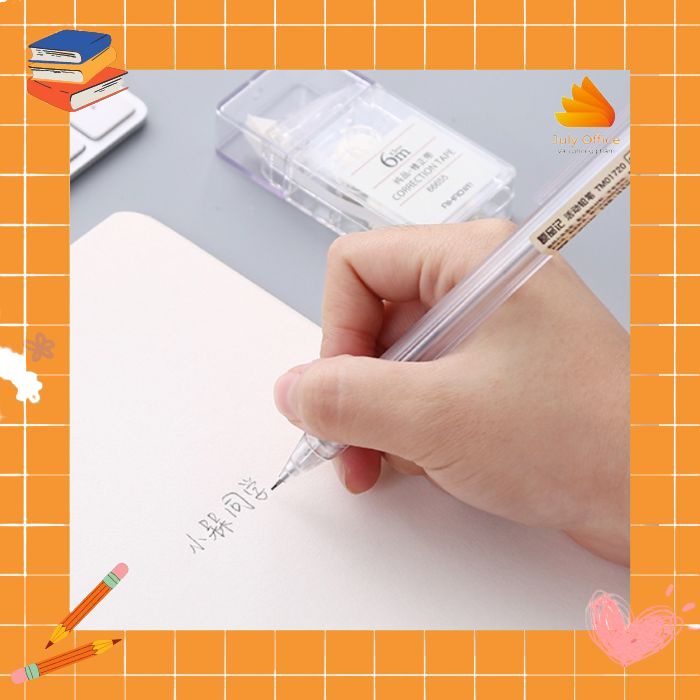 Bút chì bấm Winzige 2B thiết kế trong suốt 0.5mm