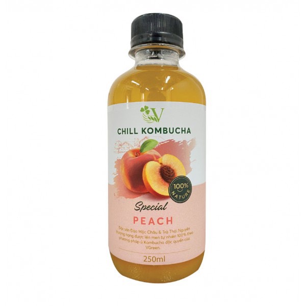 Trà Kombucha Vị Đào