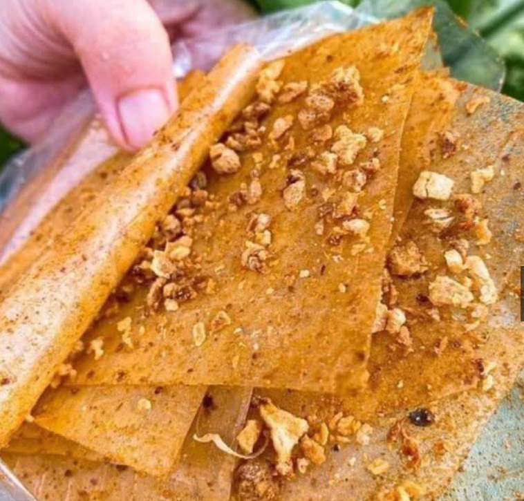 Bánh tráng sate tỏi