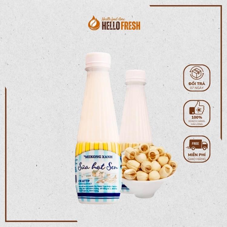 Sữa Hạt Sen Mekong Xanh chai 280ml