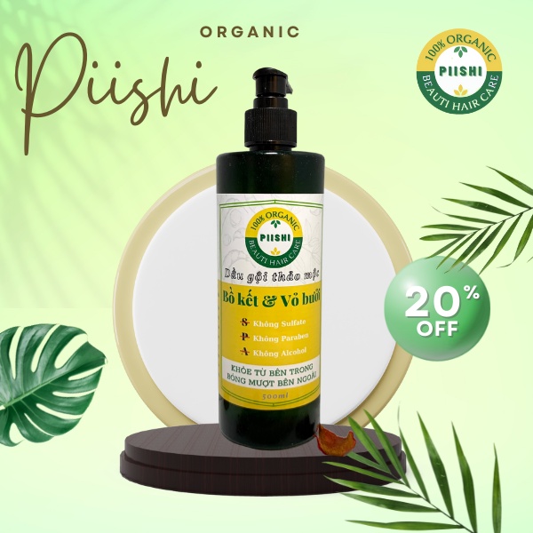 Dầu gội thảo mộc Bồ kết & Vỏ Bưởi 500ML