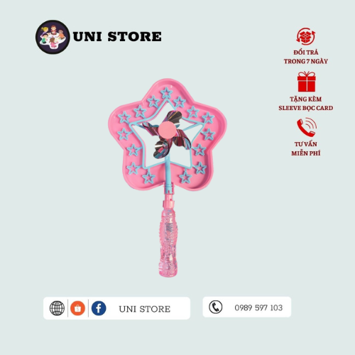 Thổi Bong Bóng Hình Sao - Đồ Chơi - Màu Hồng