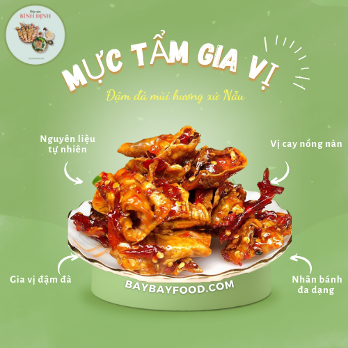 Mực tẩm gia vị