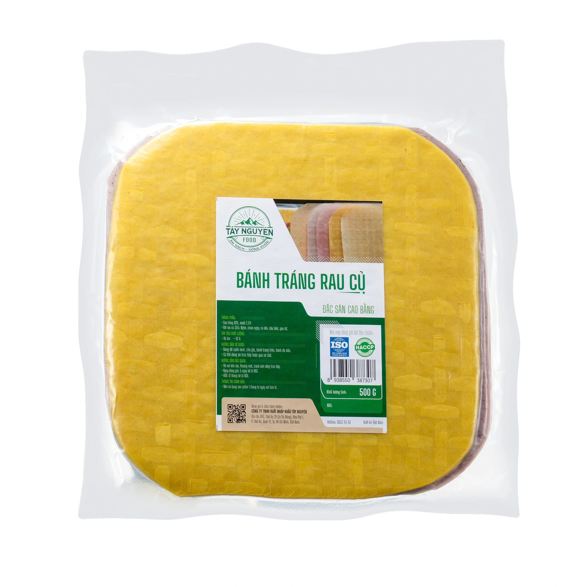 Bánh tráng rau củ