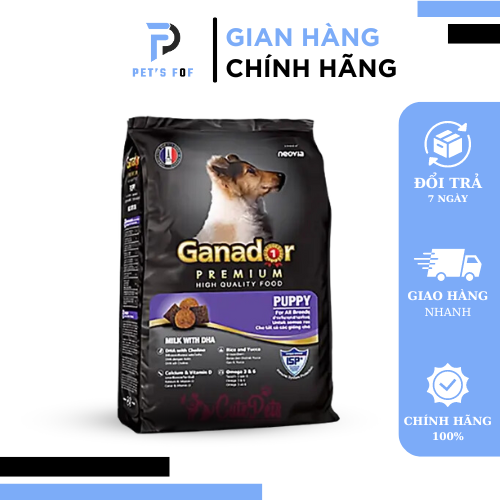 Thức ăn hạt cho chó con Ganador Premium 400g