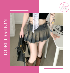 Chân Váy DORI Phong Cách Y2K Chất Denim