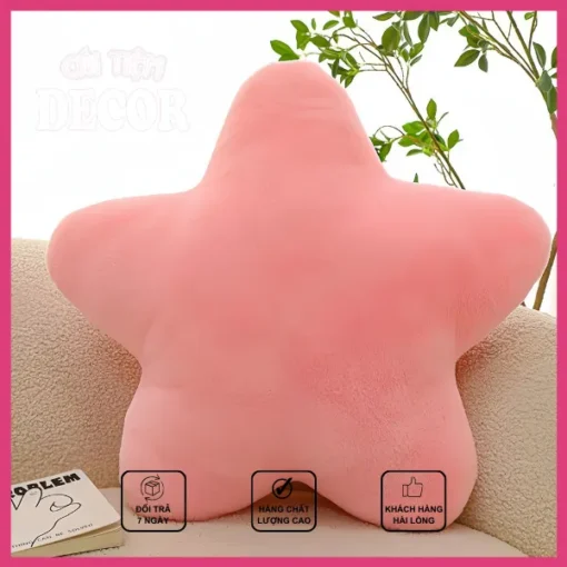 Gối Tựa Lưng Decor Ngôi Sao Vải Nhung
