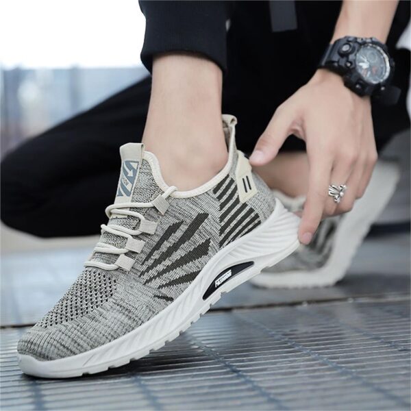 Giày Thể Thao Nam MWC – 5417 Giày Thể Thao Nam Phối Sọc Thể Thao, Sneaker Nam Cổ Thấp Năng Động Cá Tính