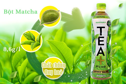 Trà ô long Tea Plus Matcha 350ml