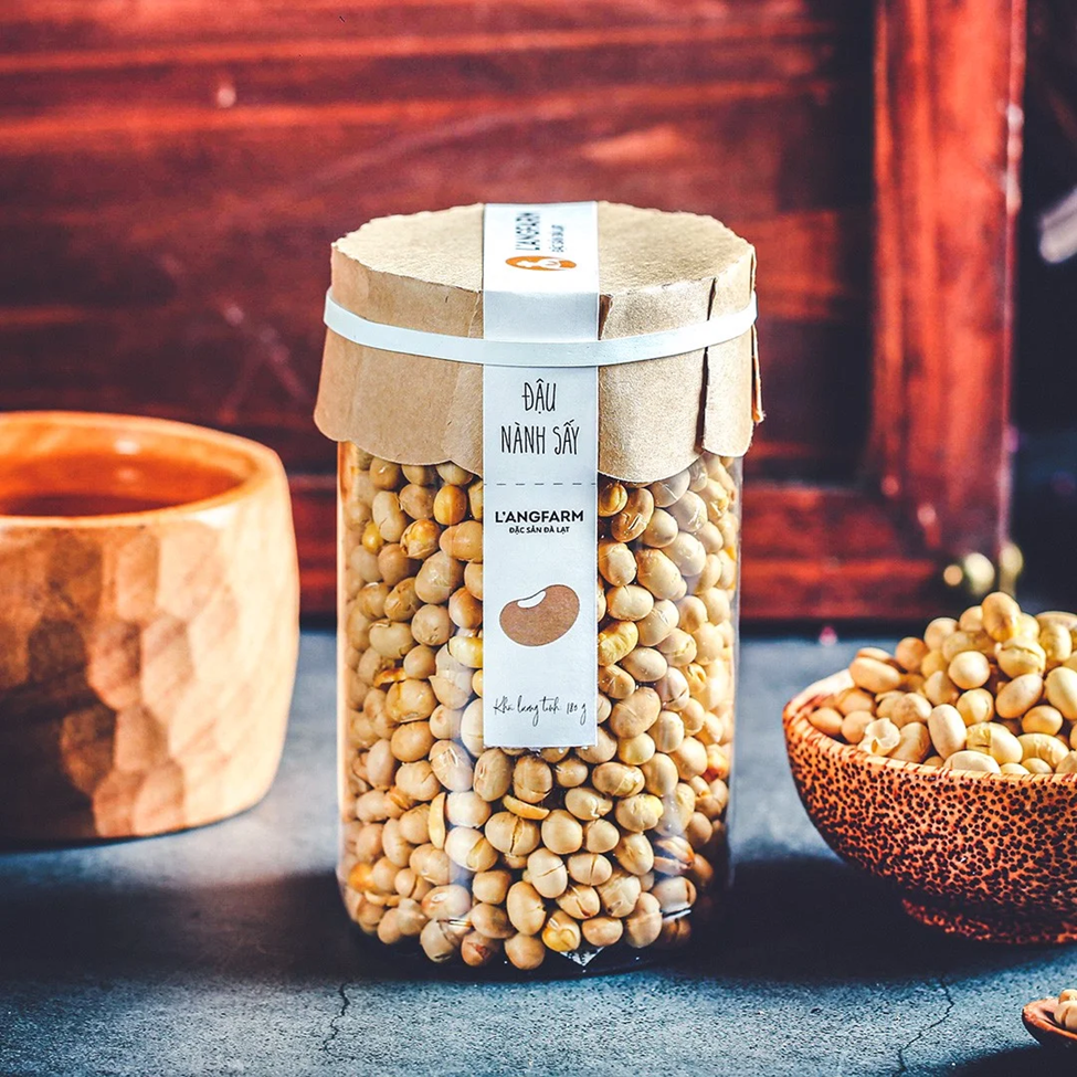 đậu nành rang muối