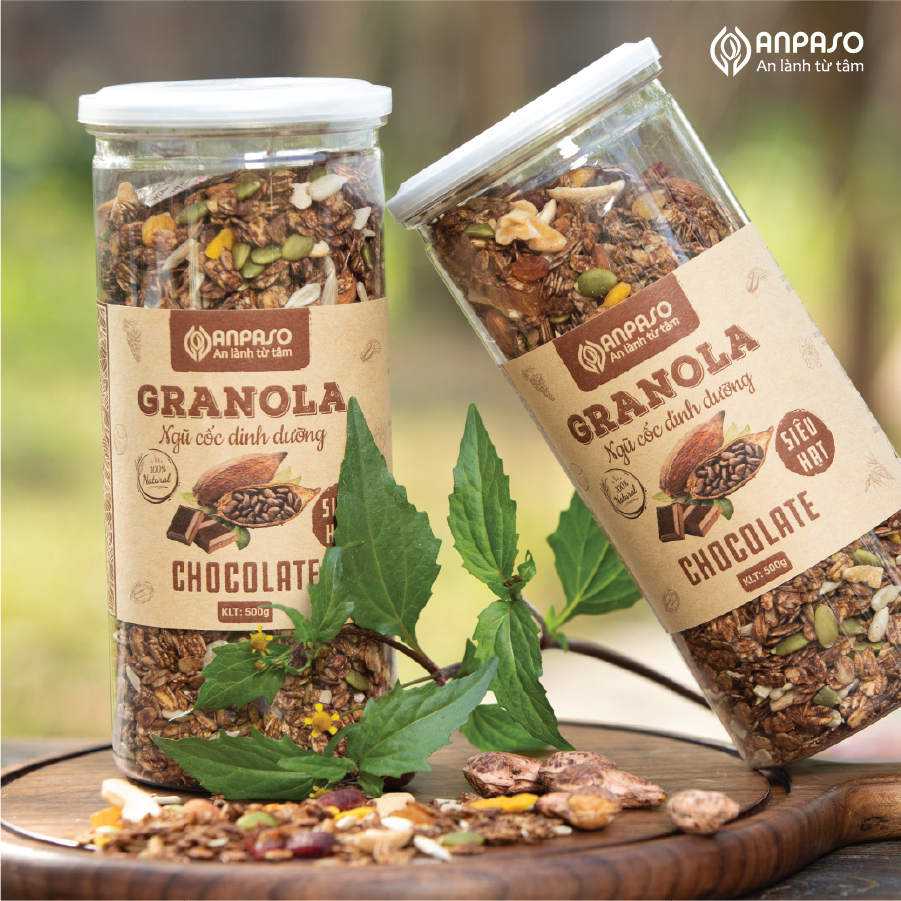 Hạt Granola Vị Chocolate