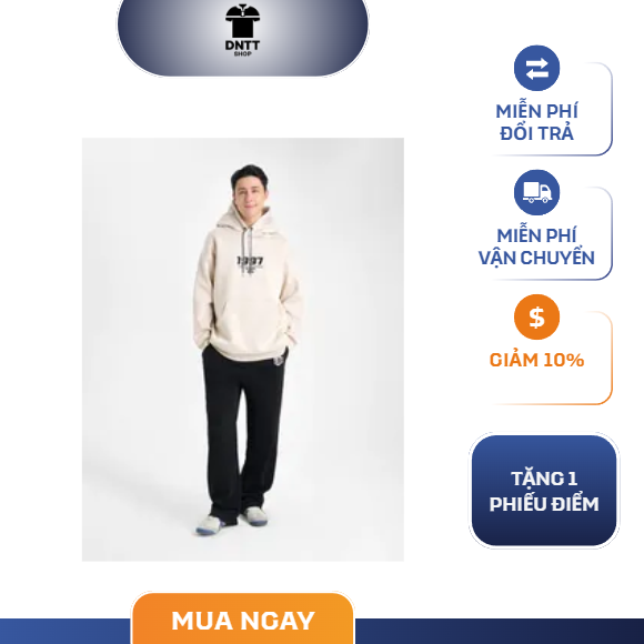 Áo nỉ có mũ nam