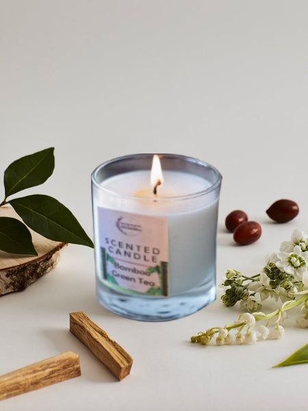 Nến thơm Bamboo Green Tea 4*6 cm