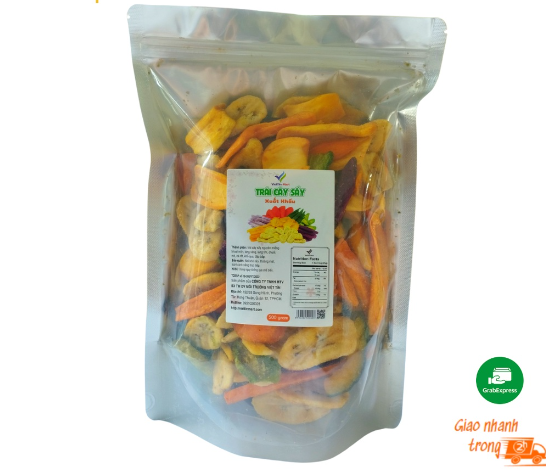 Trái Cây Sấy Thập Cẩm Hàng Nguyên 500G