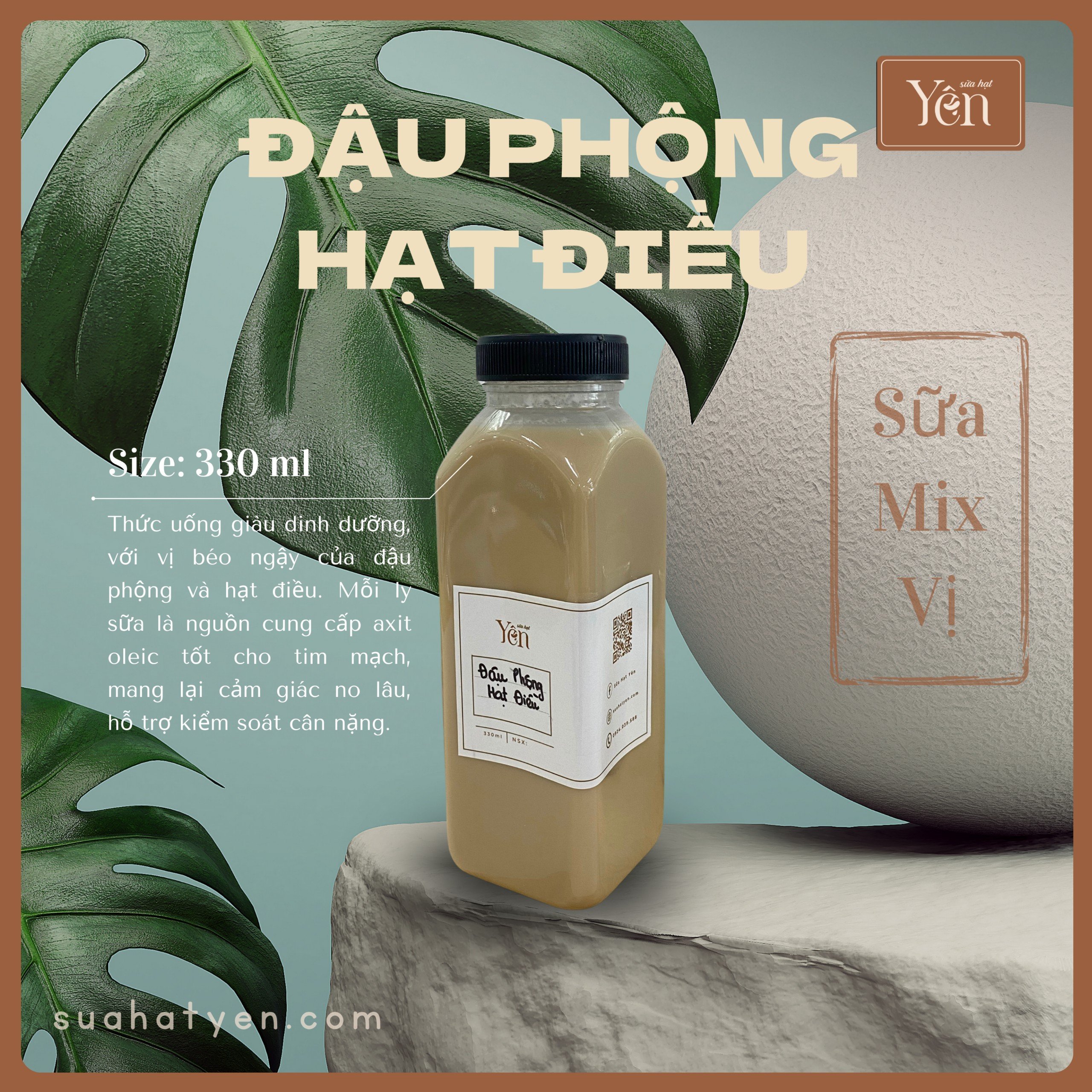 Sữa Đậu Phộng - Hạt Điều