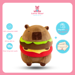 Gấu bông Capybara humburger