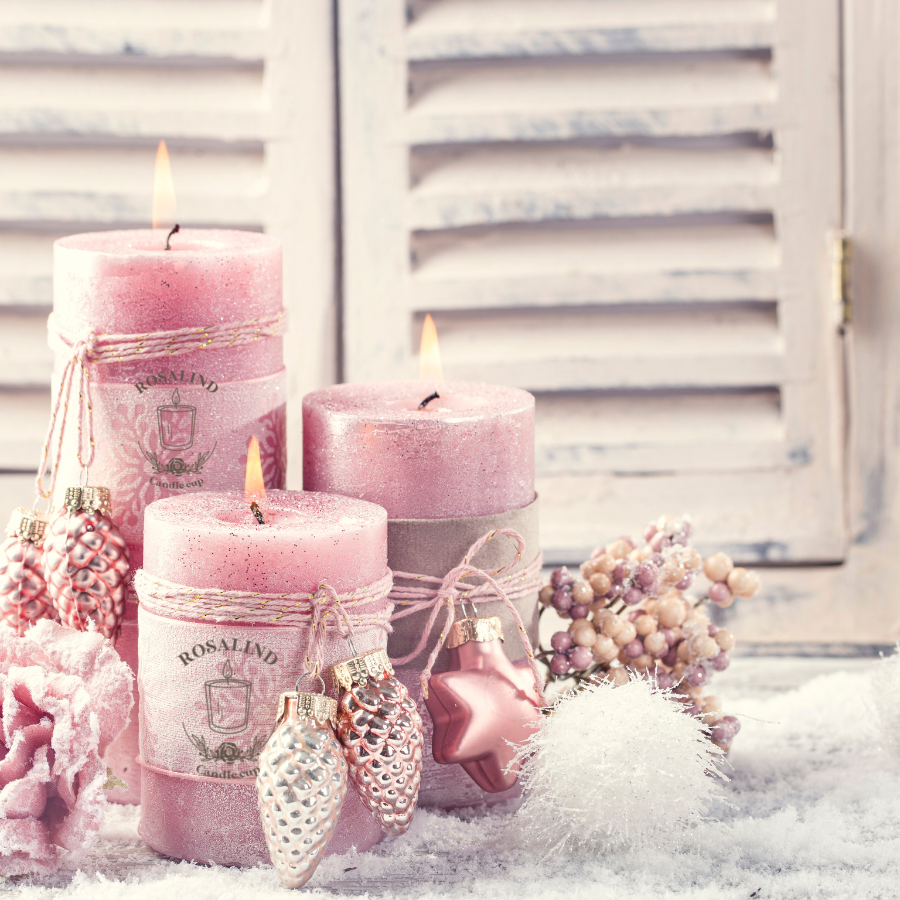 Nến thơm handmde hương Hoa Anh Đào Rosalind