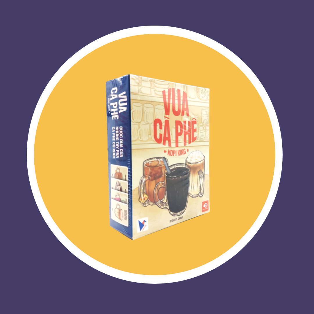 VUA CÀ PHÊ - Cuộc đua của những tay pha cà phê cừ khôi - Board Game Giáo Dục - 104 Thẻ