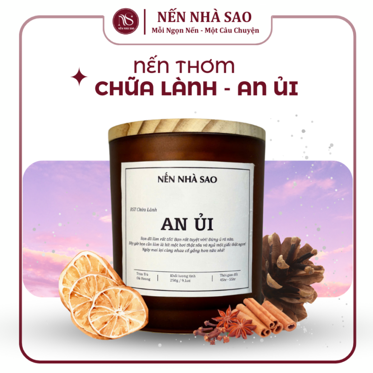 Nến Thơm Chữa Lành Nến Nhà Sao, Nến An Ủi