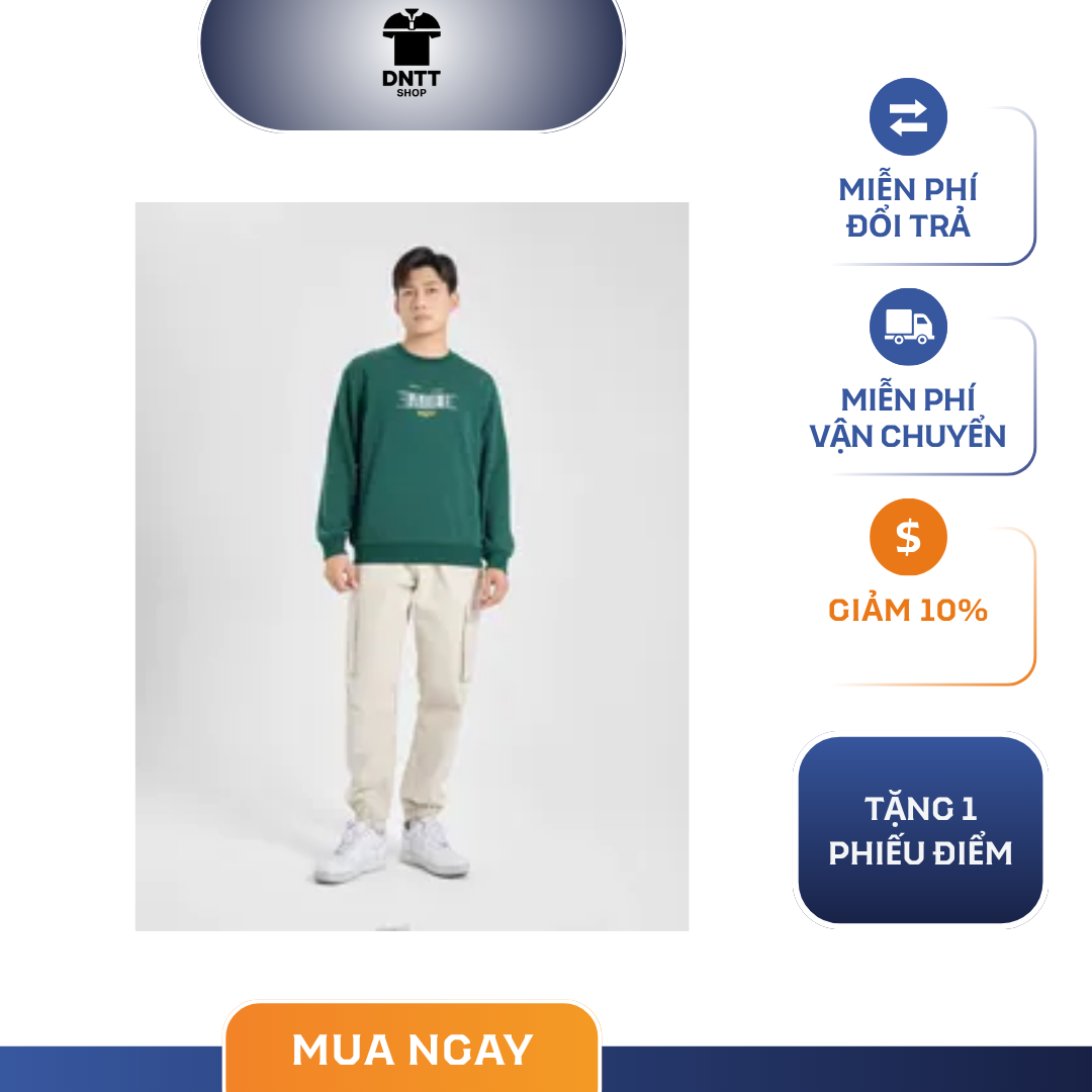 Quần jogger khaki nam dáng regular