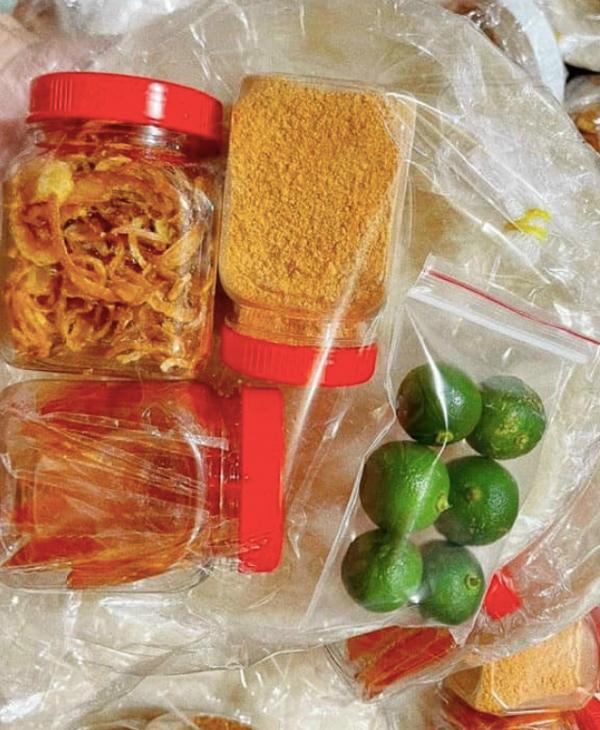Combo bánh tráng phơi sương dẻo + muối hành phi