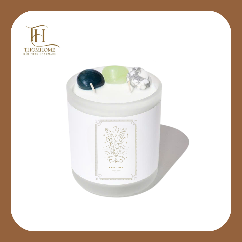 Bộ Sưu Tập Zodiac Candle Nhà Thơm Home – Cung Ma Kết – Hương Hoa Nhài Khô 100 gram