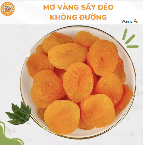 Mơ vàng sấy dẻo không đường