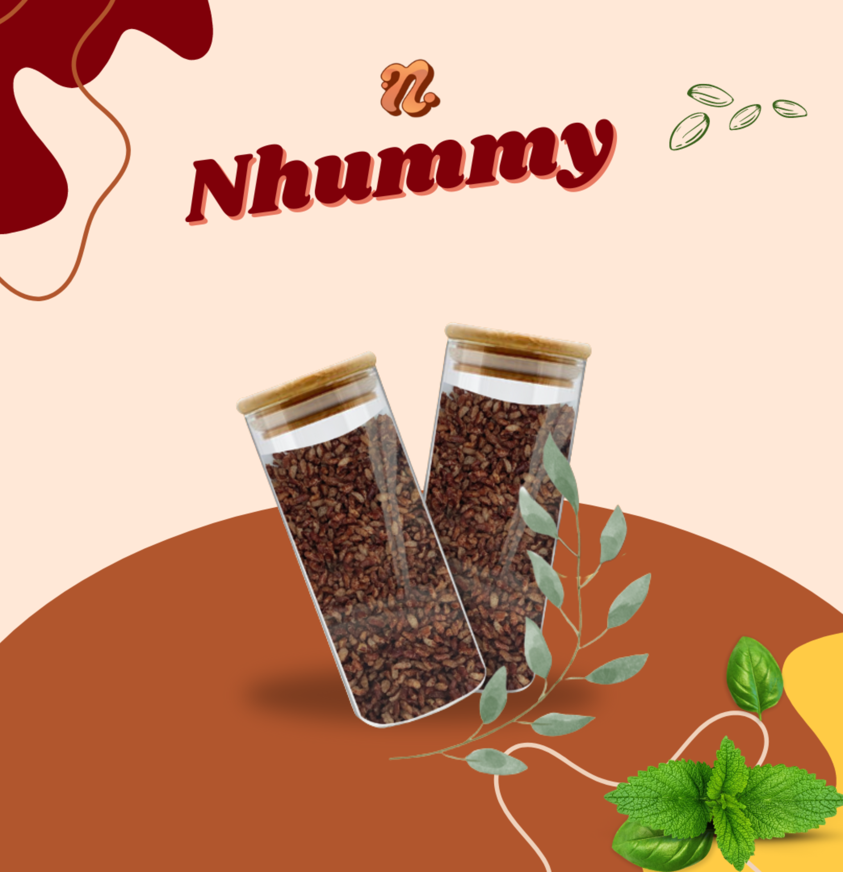 Gạo Lứt Sấy Khô Big size – Ăn Vặt Nhummy