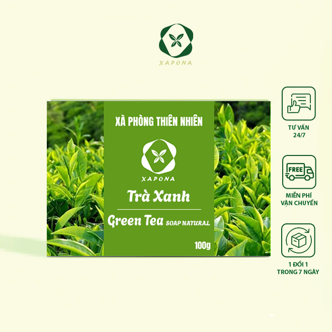 Xà Phòng Trà Xanh Chùm Ngây