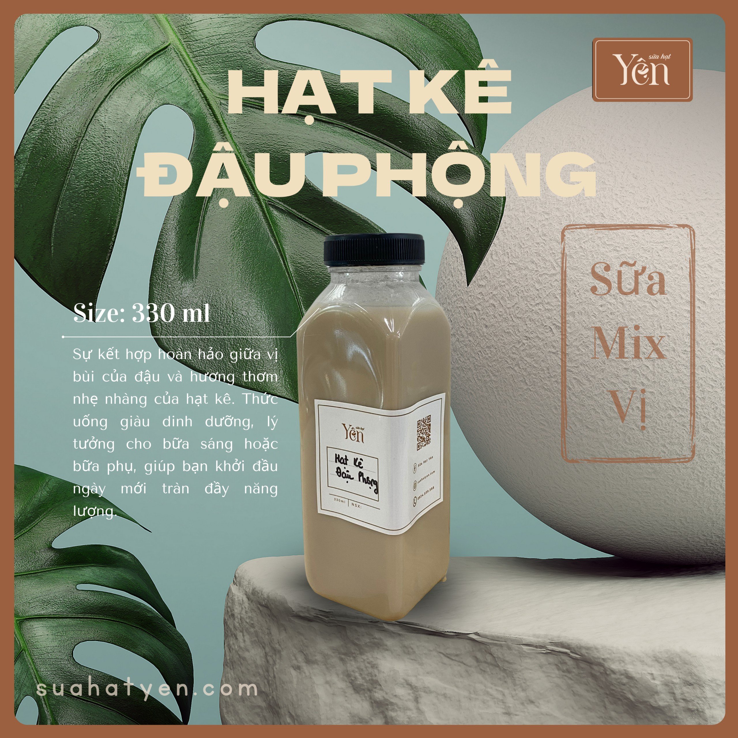 Sữa Hạt Kê - Đậu Phộng