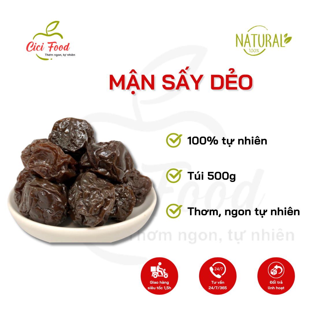 Mận Sấy Dẻo Cici Food